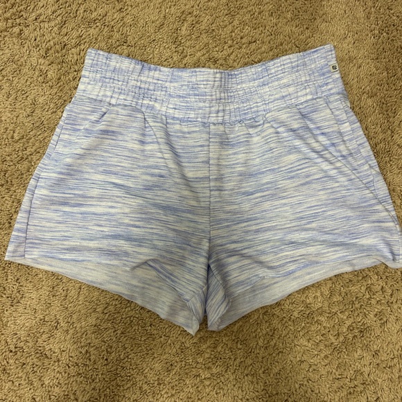 Marika Sky Blue Striped Shorts - Picture 1 of 2